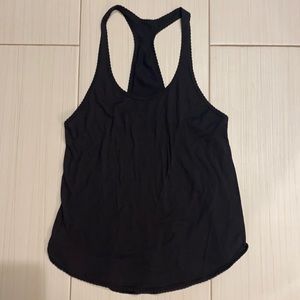 Lululemon relaxed fit black tank top